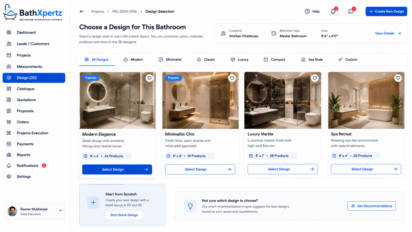 BathXpertZ — 3D Bathroom Design Platform screenshot 6